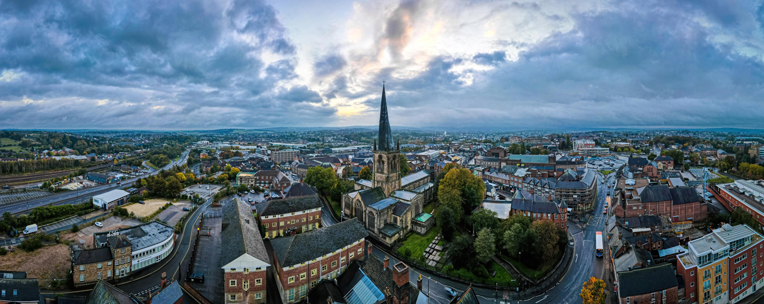 An Image of Chesterfield in Derbyshire